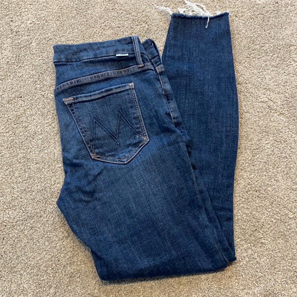 Mother Denim - looker ankle fray, sz 27